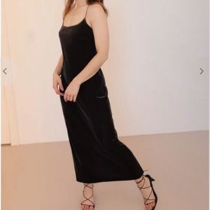 Ann Taylor velvet maxi dress